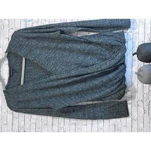 Rock Republic Women's Long Sleeve Wrap Top